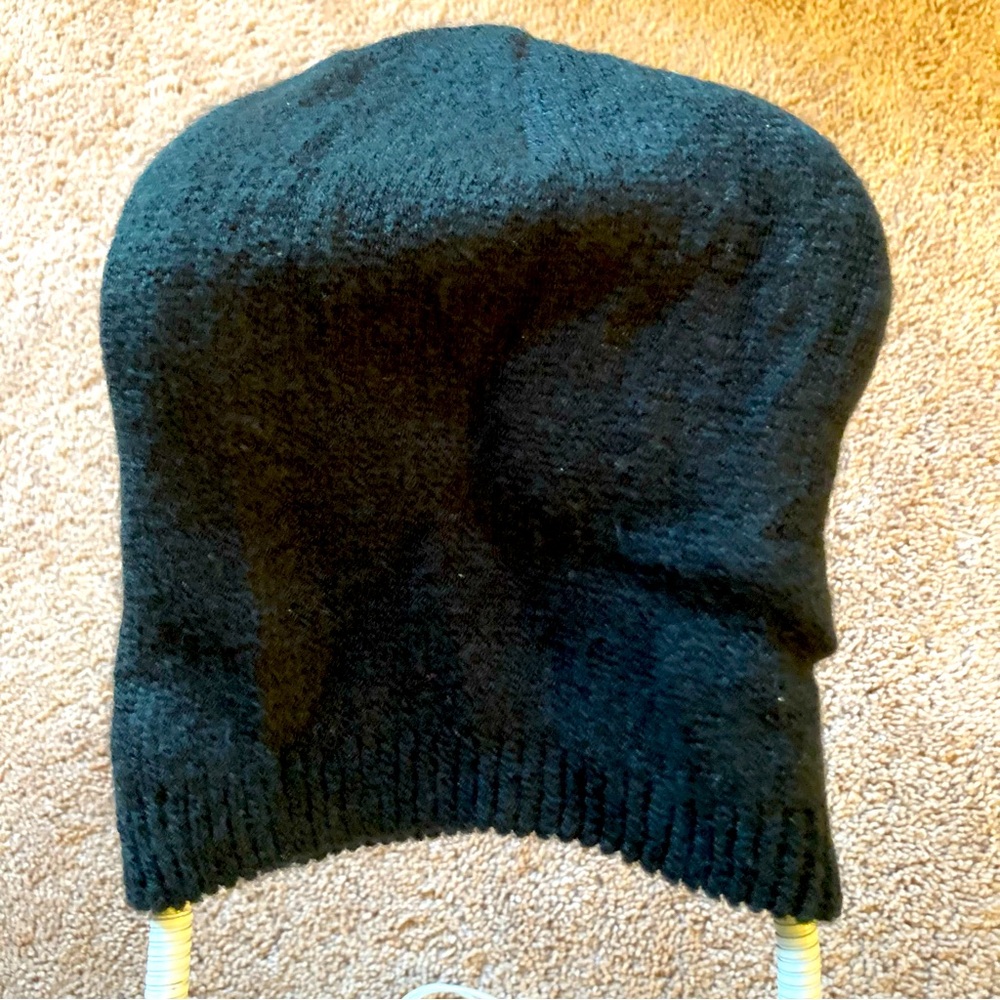 Atmosphere Black Beanie Unisex 100% Acrylic One Size Stretchy Light From Primark